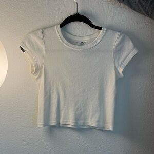 Brandy Melville White Crop top
